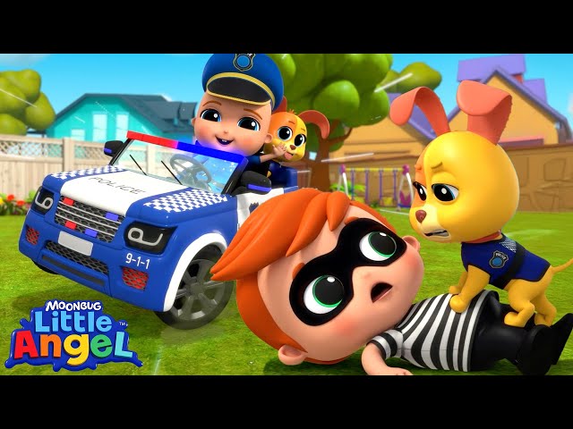 LIVE! Rescue Time! 🚓 Police Car, Fire Truck, and Ambulance! | Little Angel Nursery Rhymes