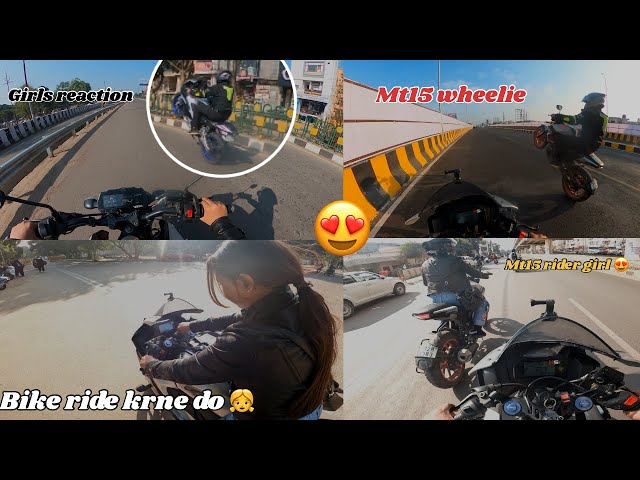 Girl riding sports bike 😍 || girls wants my bike ride || crazy vlog 🔥