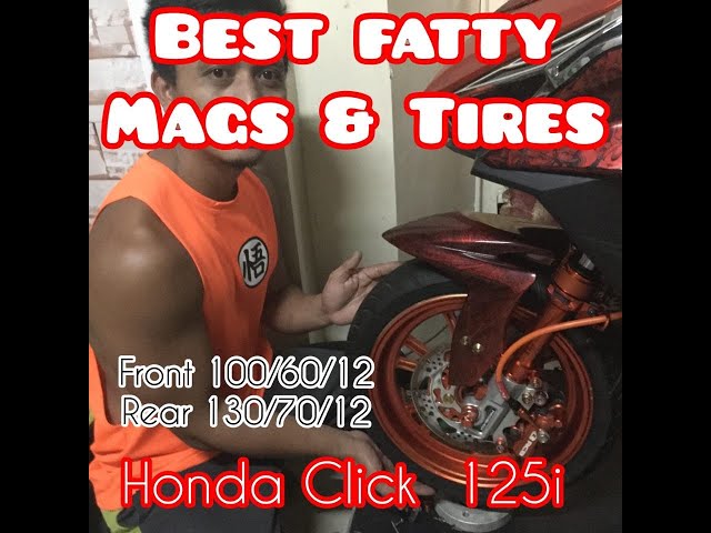 DIY Front Fatty Mags & Fatty Tires Installation for Honda Click l Episode 3