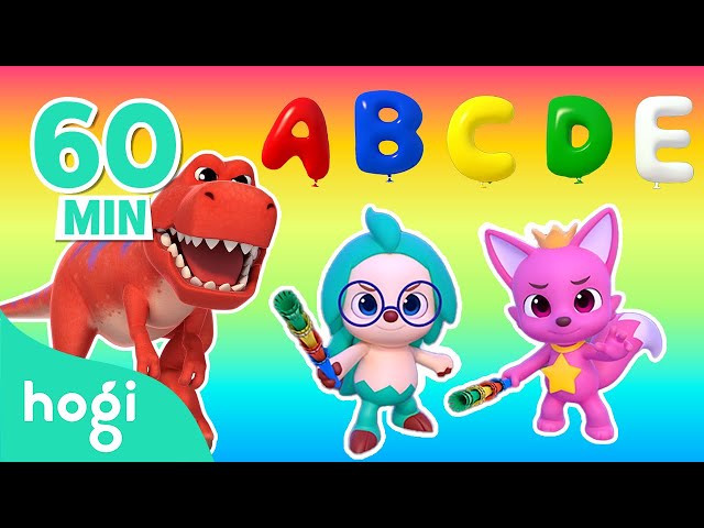 Fun Colorful Pop It + ABC Songs + More｜BEST SONGS of the MONTH｜Hogi Colors｜Hogi Pinkfong