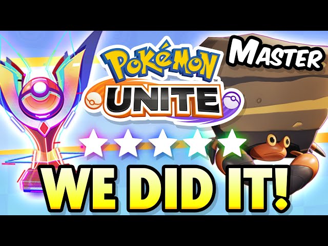 I GOT TO MASTERS in POKEMON UNITE! (Epic Gameplay in #PokemonUnite)