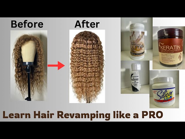 How to make your old wigs look New| Revamp your wigs| How to Pro Mix Conditioner