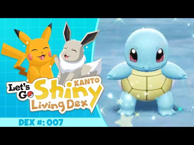 FINALLY! SHINY SQUIRTLE! | Pokemon Let's GO Pikachu and Eevee! (Kanto Shiny Living Dex #7)