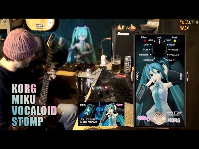 Korg Miku Vocaloid Stomp Guitar Effect Unit Demo