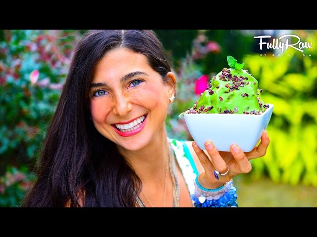 FullyRaw Chocolate Chip Mint Ice Cream!