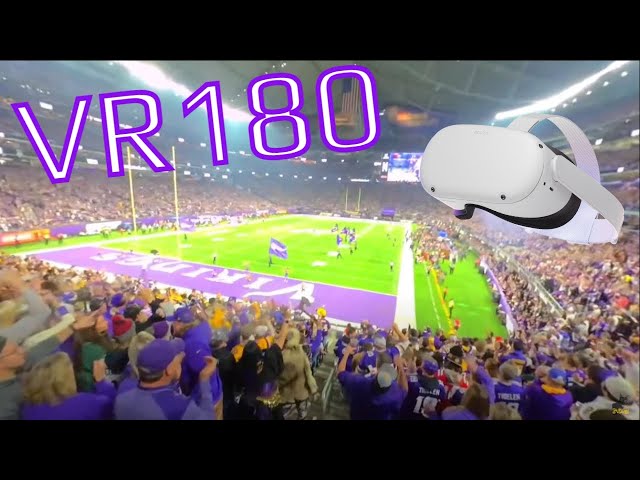 The Excitement of MN VIKINGS in #VR180! THANKSGIVING GAME! WOW!! #metaquest3