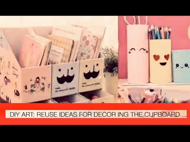 DIY ART: REUSE PLASTIC BOTTLE FOR MAKING A CUPBOARD|creative ideas You can make with cardboard