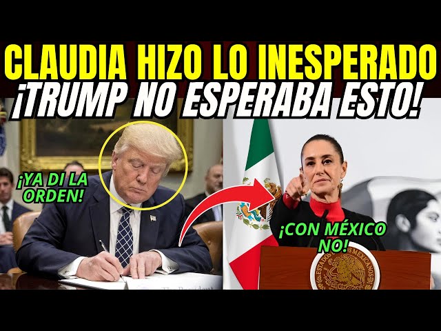 TRUMP YA DIO LA ORDEN! PRESIDENTA SALE A INFORMAR NUEVA INVERSIÓN, MÉXICO ENTRA AL QUITE! TRUENA EUA