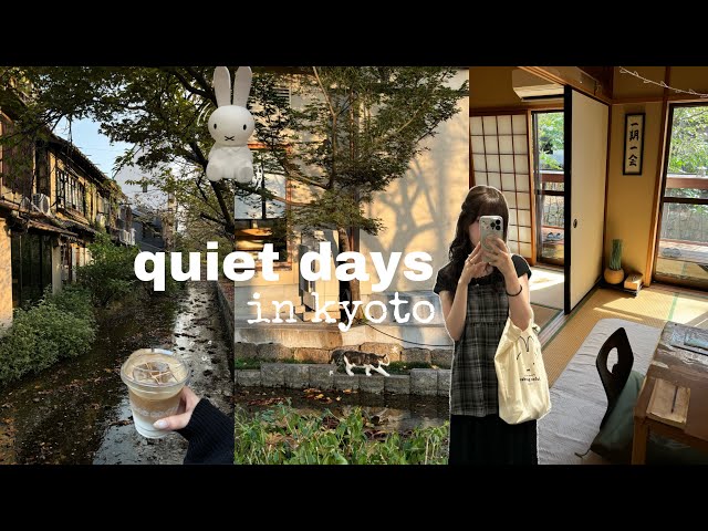 KYOTO DAYS 🪴🐈‍⬛ quiet areas, traditional homes, peaceful exploring, no talking