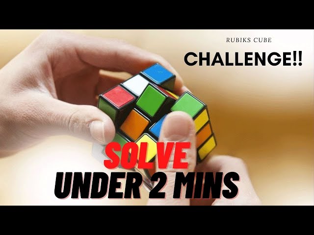 Rubik's cube Challenge | Solve under 2 mins | Jeevs Talks