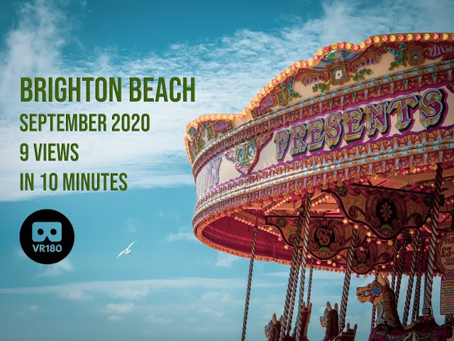 Brighton Beach in 10 minutes VR180