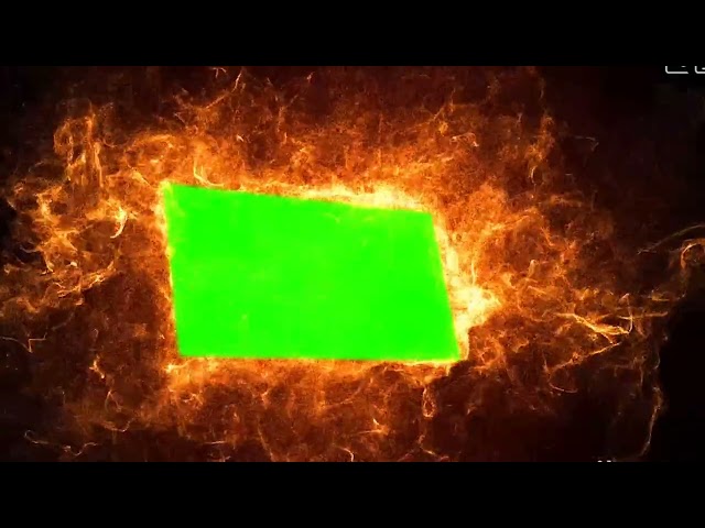 Flame Particles Burning Green Screen Keying Animation Special Effects Element Video