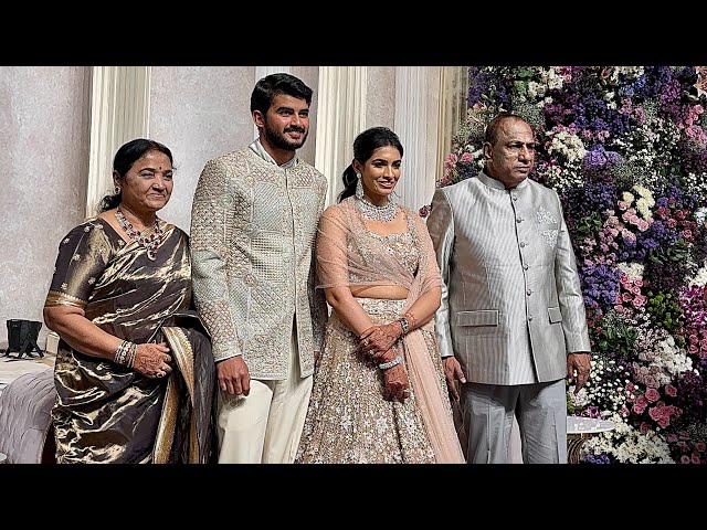 Malla reddy grand daughter reception | marri rajasekhar reddy daughter wedding | BRS MLA Malla reddy