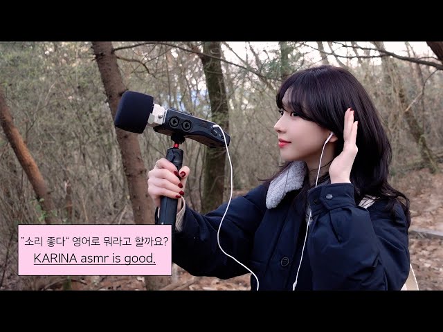 KARINA asmr is good ദ്ദി,,•ᴥ•,, | 캠핑장에서🏕️