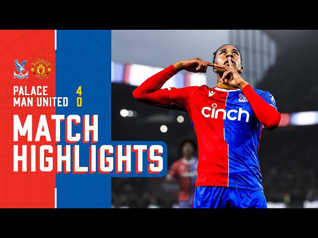 OLISE MAGIC 🪄 sinks MAN UNITED 😮‍💨 | Premier League Highlights: Crystal Palace 4-0 Manchester United