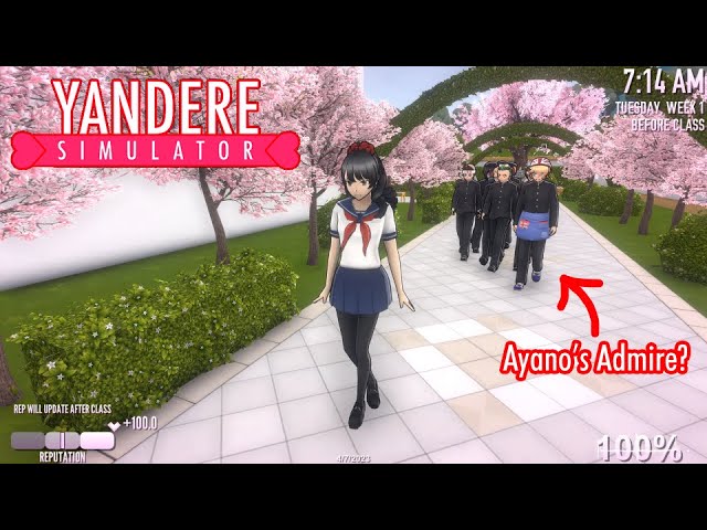 Ayano Become most popular student at Akademi High | Ayano's Admire Yandere Simulator Concepts