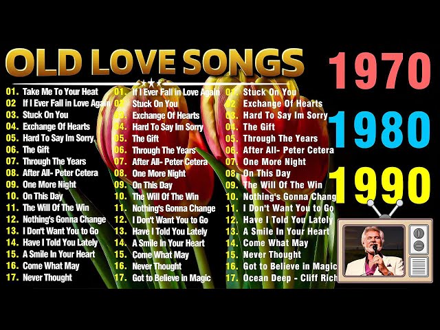 Mariah Carey, Richard Marx, MLTR, Westlife🌼Top 100 Classic Love Songs 70's 80's 90's🌼Love Songs Ever