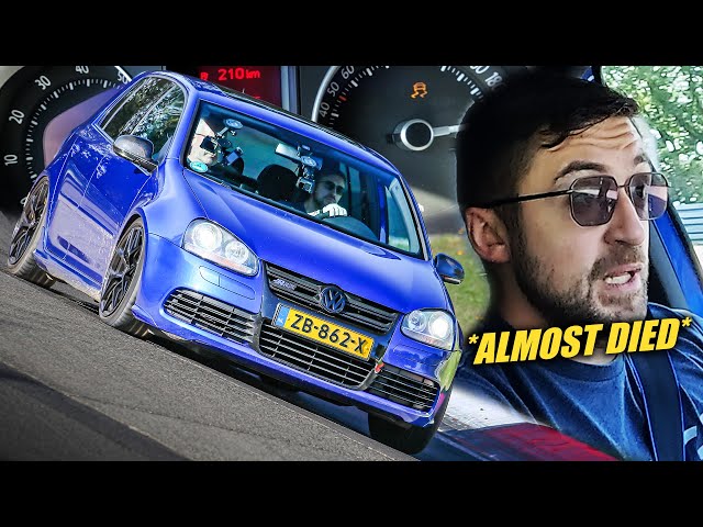 BRAKE FAILURE!😱 VW Golf R32 vs BMW M4 CSL // Nürburgring