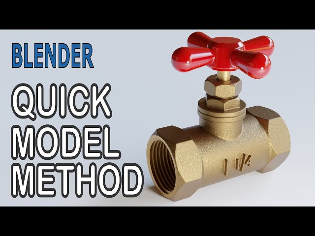 Blender Tutorial: Quick and Easy 3D Modeling Method