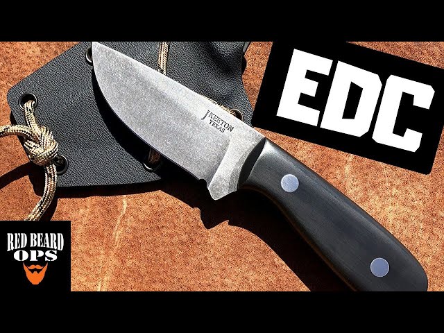 Making a Small EDC Fixed Blade Knife - Start to Finish