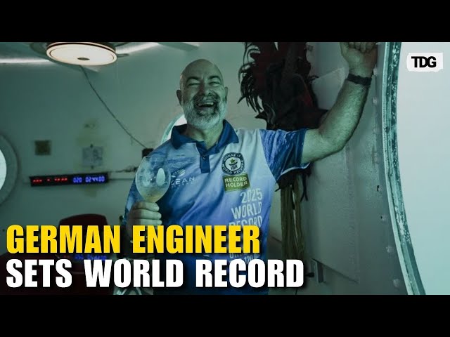 German man lives underwater for 120 days, sets world record