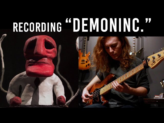 recording our song "DEMONINC."