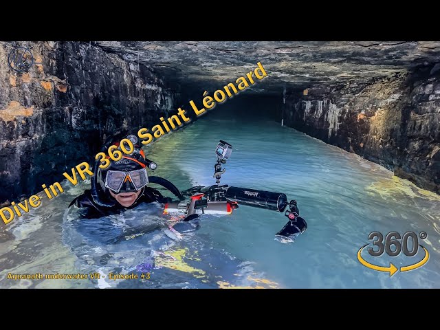 Dive in: Underwater VR Saint Léonard cave Episode #3 teaser