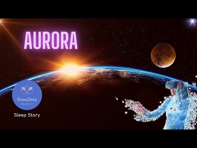 Space Travel SLEEP STORY: Journey to Aurora - Alien Planet (3D VR 180°)