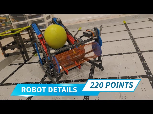 220 points - VEX IQ Rapid Relay "Dropshot" high score robot reveal by Ben Lipper