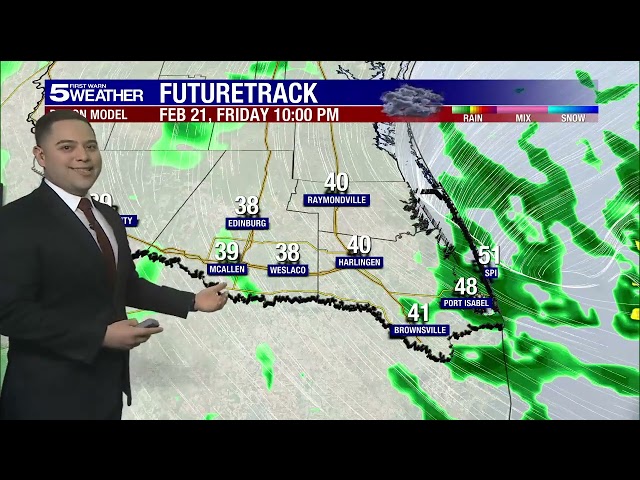 Weather Updates for RGV for Friday Morning