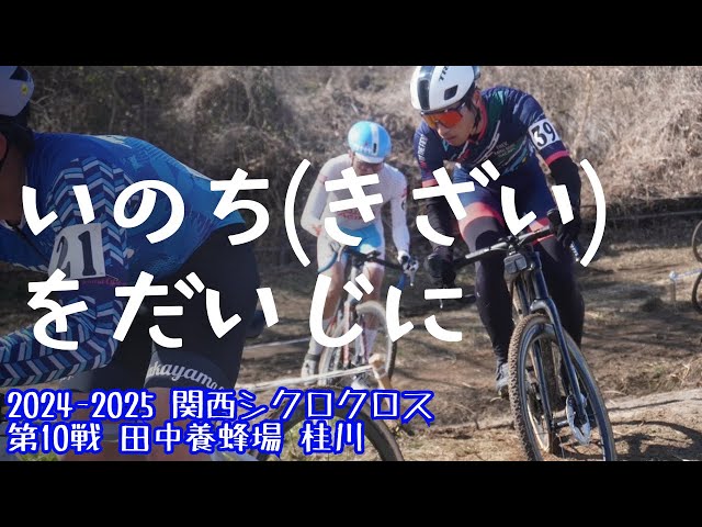 リザルトは二の次 関西シクロクロス 第10戦 田中養蜂場 桂川 E1(C1) 19位 2024-2025 【ゆっくり実況】