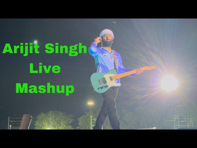 Arijit Singh’s Ultimate Live Soulful Mashup Pure Magic! at a Concert in Hyderabad GMR Arena