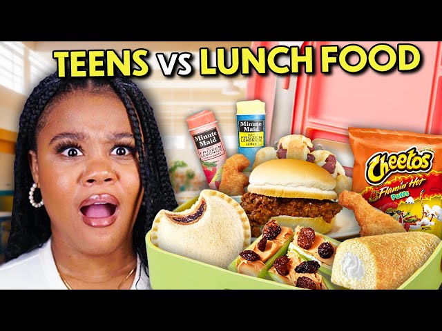 Mystery Box Challenge: High Schoolers Vs Lunch Food!