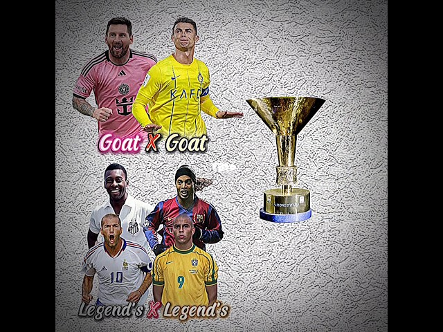 GOAT X GOAT VS LEGEND'S X LEGEND'S #football #short #trophy