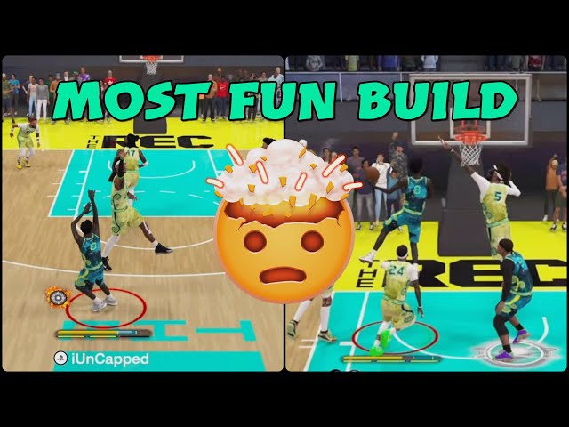 Most Fun Demi God PG Build NBA 2K24! Contact Dunks! HOF Blinders! Elite Dribble Animations!