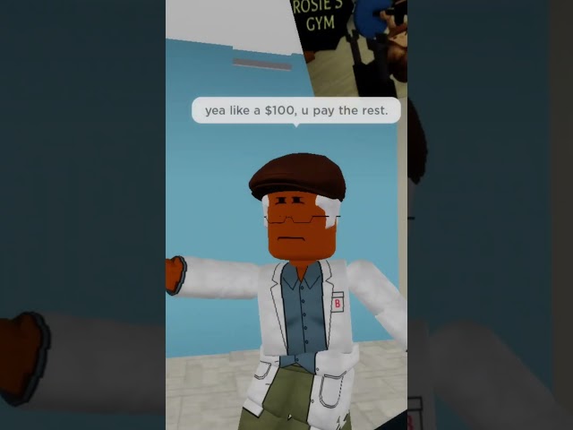 When Your CARD DECLINES At The Hospital | #roblox #skit #comedy #funny #gaming #brookhaven