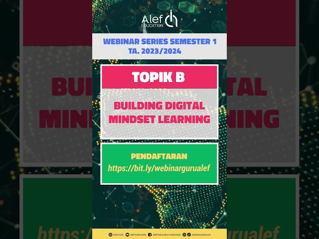 Webinar Alef 5,0 #alefeducation