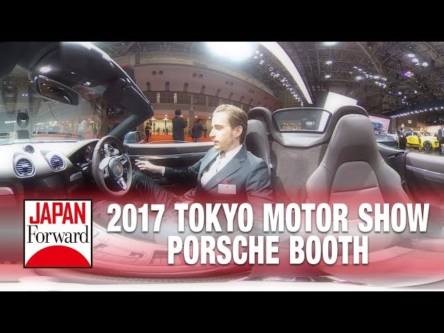 [360º VR] Porsche Booth at 2017 Tokyo Motor Show | JAPAN Forward