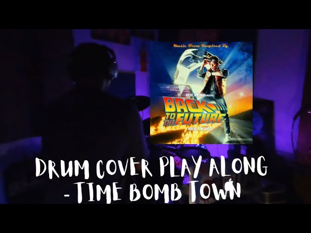 VR180 Drum Cover - Time Bomb Town - Back To The Future Play Along