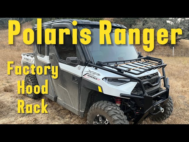 Factory Polaris Ranger Hood Rack Install and Comments