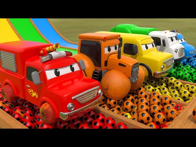 🎨 Color Balls & Fun Nursery Rhymes | Wheels on the Bus, Ten in the Bed & More! 🎶