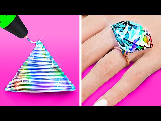 3D PEN 🖌️ VS HOT GLUE 🔥 Which One Wins? Discover Cool DIY Ideas & Creative Crafts by 123 GO! 🎨