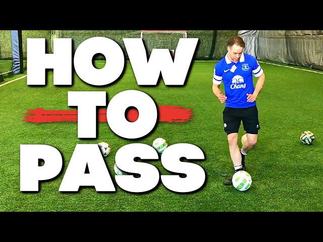 How to PASS a soccer ball for beginners - STEP by STEP