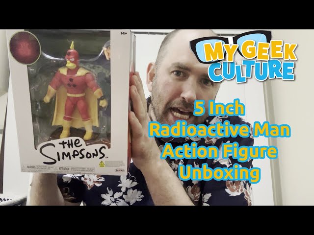 Unboxing: 5 inch Radioactive Man Action Figure (with 3D Issue #1 backdrop)