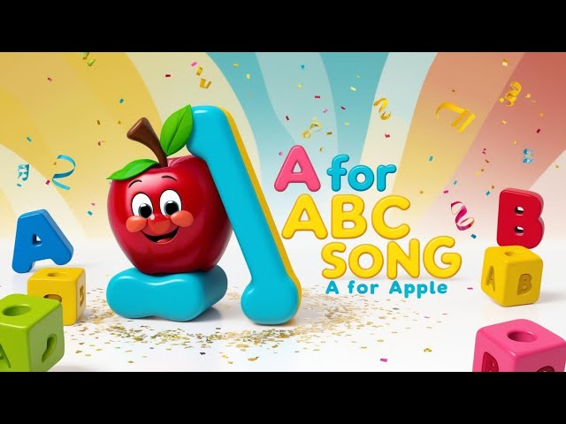 Phonics Alphabet Song - A for Apple to Z for Zebra