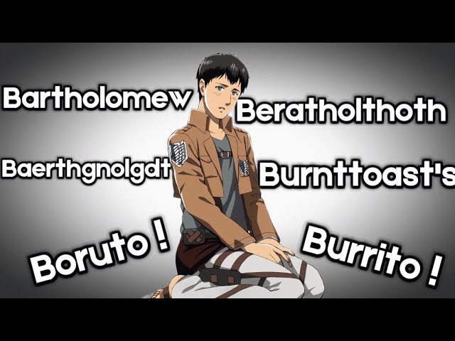 33 Ways to Say Bertholdt (Attack on Titan Meme) – Because Why Not? 🤣