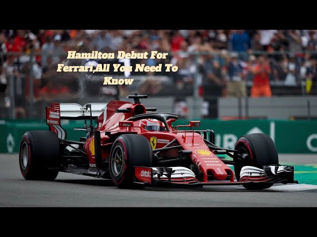 The F1 75 All you need to know about Lewis Hamilton's first Ferrari drive  #f1team #lewishamilton