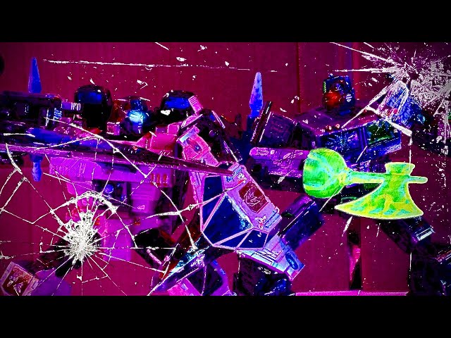 Stop Motion Fight - Shattered Glass Universe: Optimus Prime vs Megatron