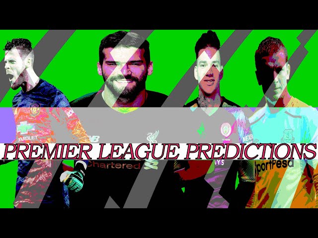 PREMIER LEAGUE PREDICTIONS FOR WEEK 11 2019/20 SEASON