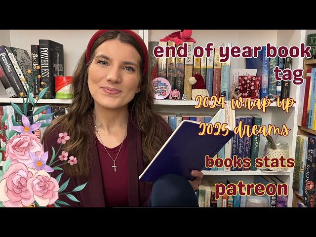 End of year book tag & 2024 wrap up